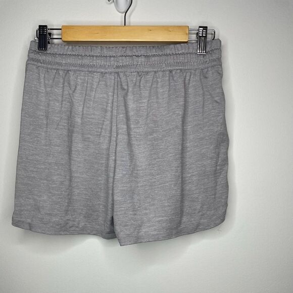 Reebok- Grey/Purple Athletic Shorts with Pockets - Picture 2 of 2